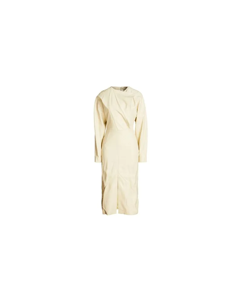 Isabel Marant KLEIDER - Midi-Kleiderauf YOOX.COM Cremeweiß