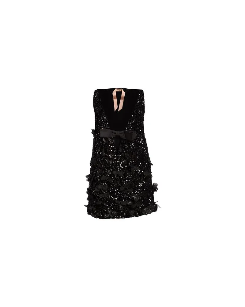 N° 21 KLEIDER - Mini-Kleiderauf YOOX.COM Schwarz