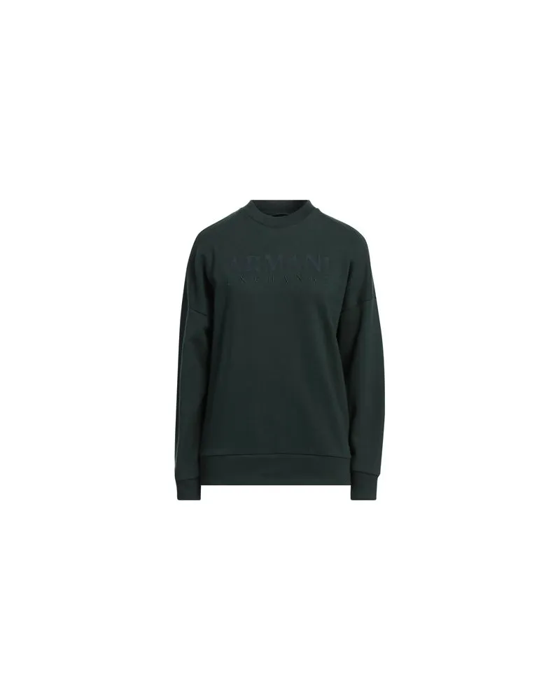 Armani Exchange TOPS - Sweatshirtsauf YOOX.COM Dunkelgrün