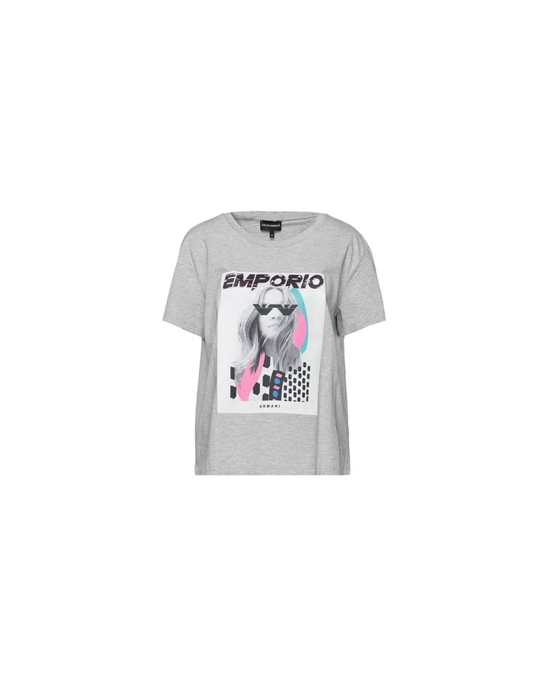 Emporio Armani TOPS - T-shirtsauf YOOX.COM Hellgrau