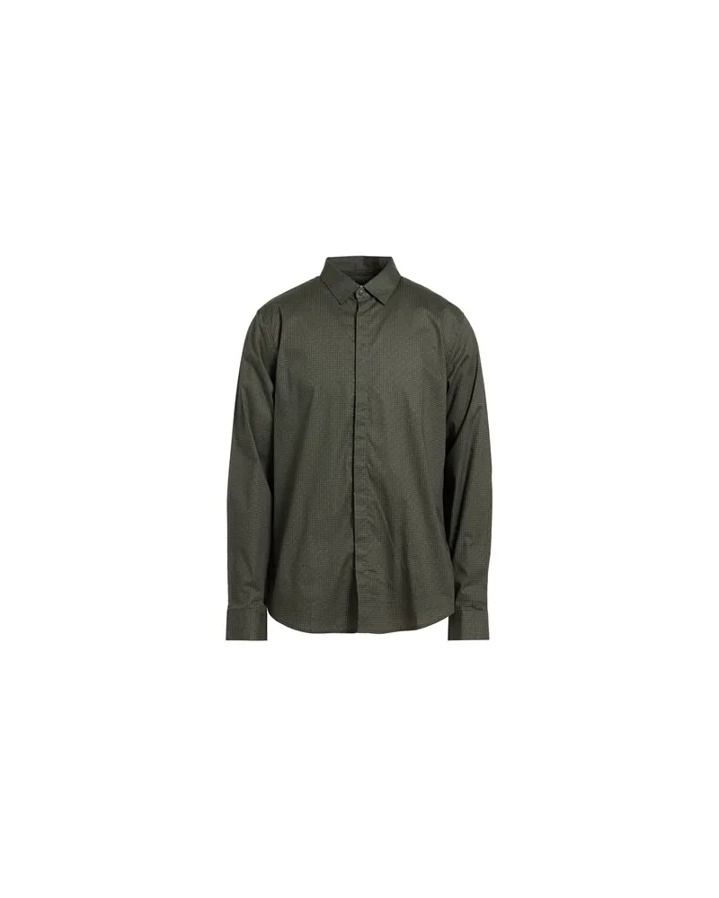 Armani Exchange TOPS - Hemdenauf YOOX.COM Militärgrün
