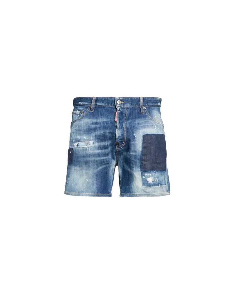 Dsquared2 HOSEN & RÖCKE - Jeansshortsauf YOOX.COM Blau