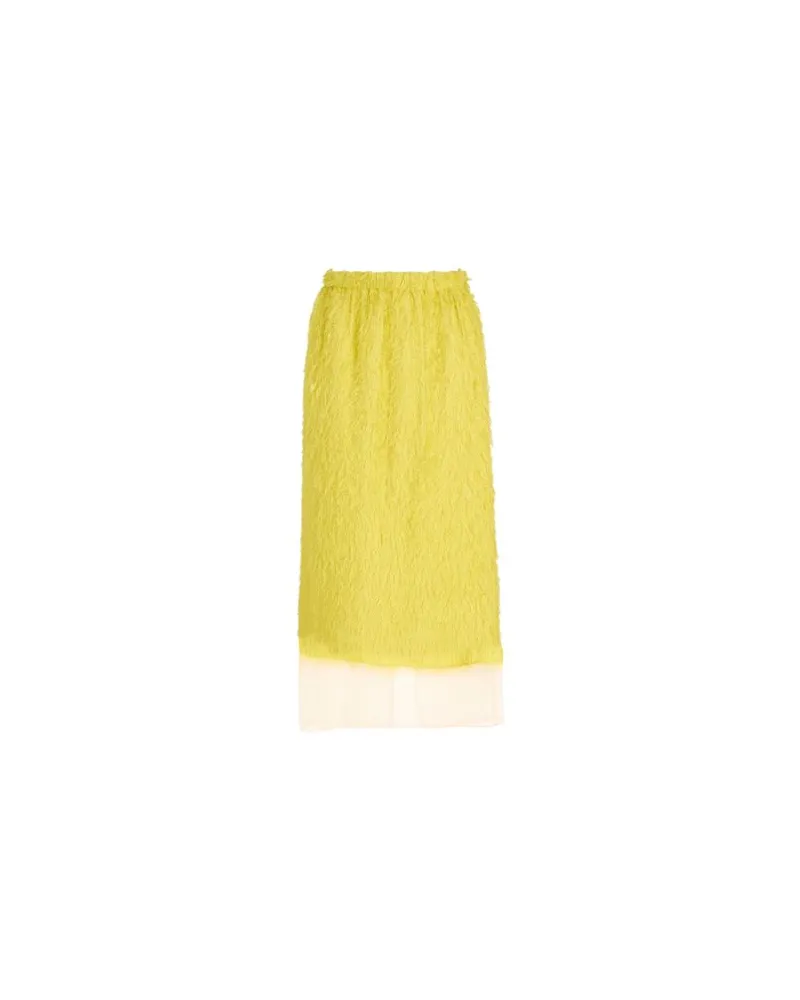 ALYSI CHOCOLAT - HOSEN & RÖCKE - Maxi-Röckeauf YOOX.COM Limettengrün