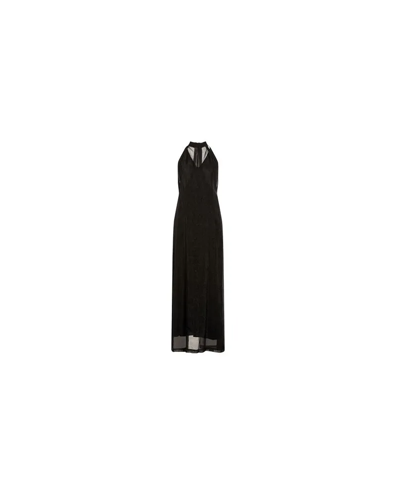 ALYSI CRÈME - KLEIDER - Maxi-Kleiderauf YOOX.COM Schwarz