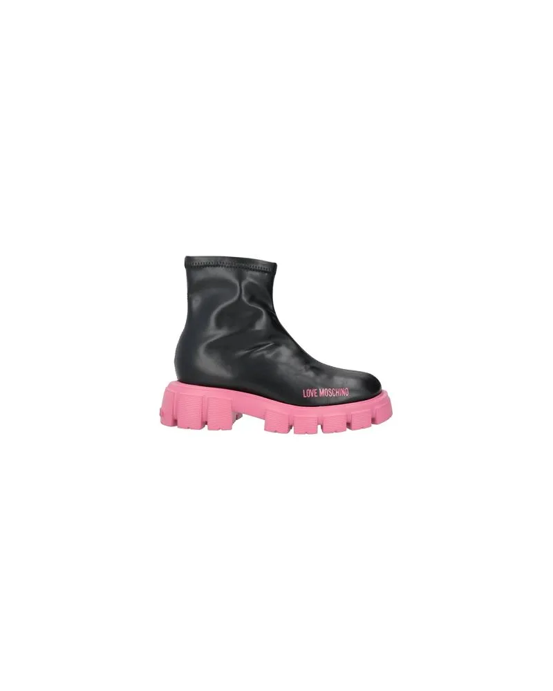Moschino SCHUHE - Stiefelettenauf YOOX.COM Schwarz