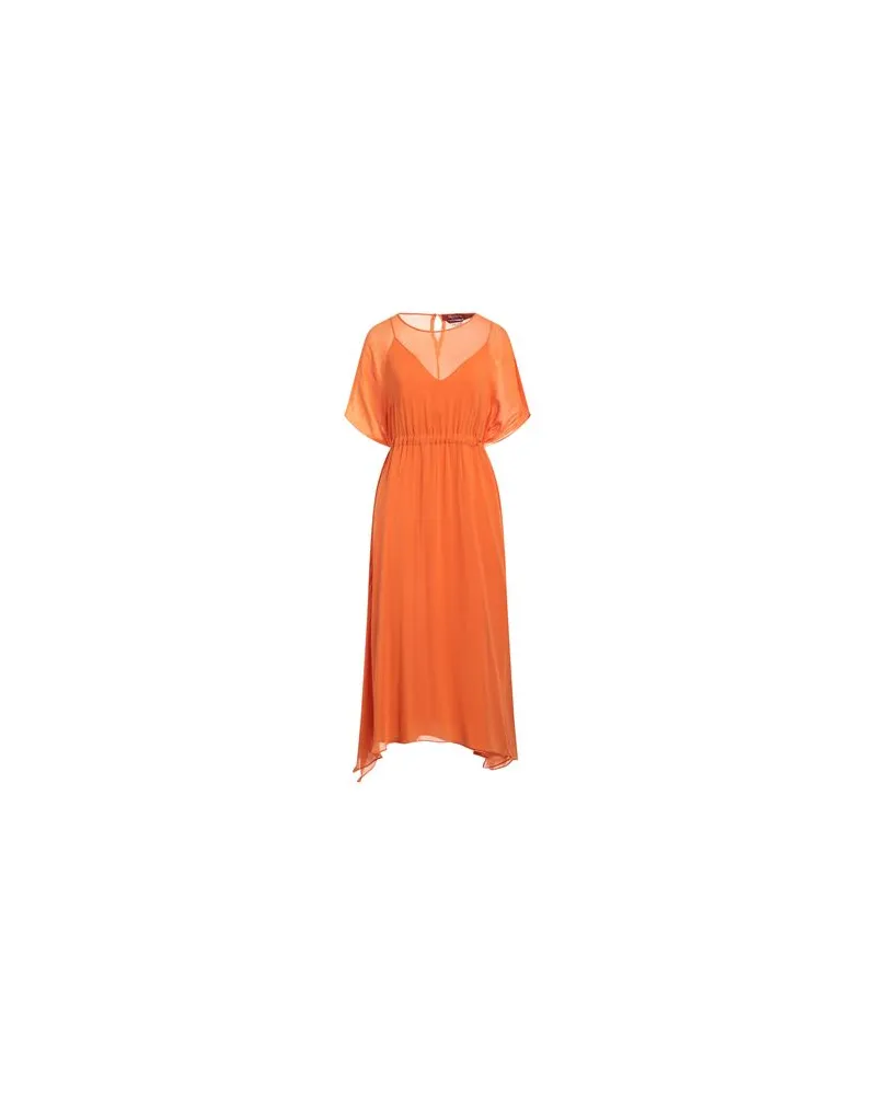 Max Mara KLEIDER - Midi-Kleiderauf YOOX.COM Orange