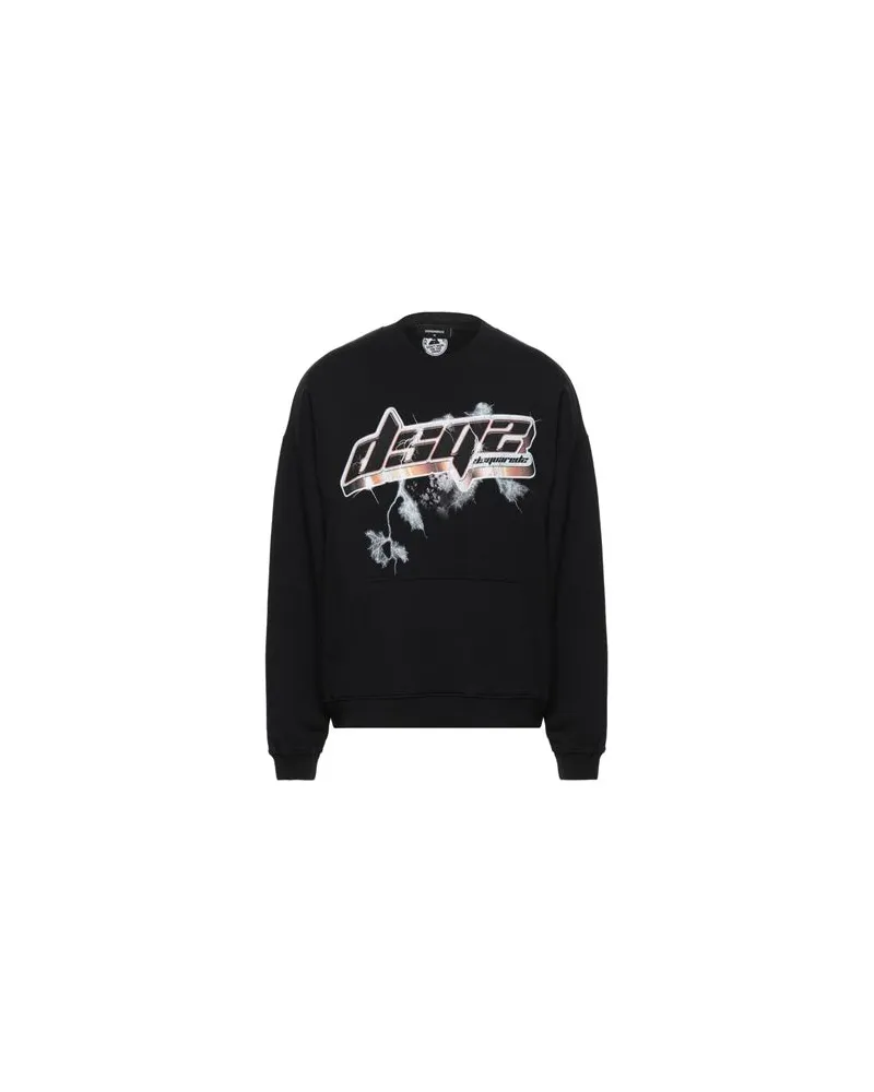 Dsquared2 TOPS - Sweatshirtsauf YOOX.COM Schwarz