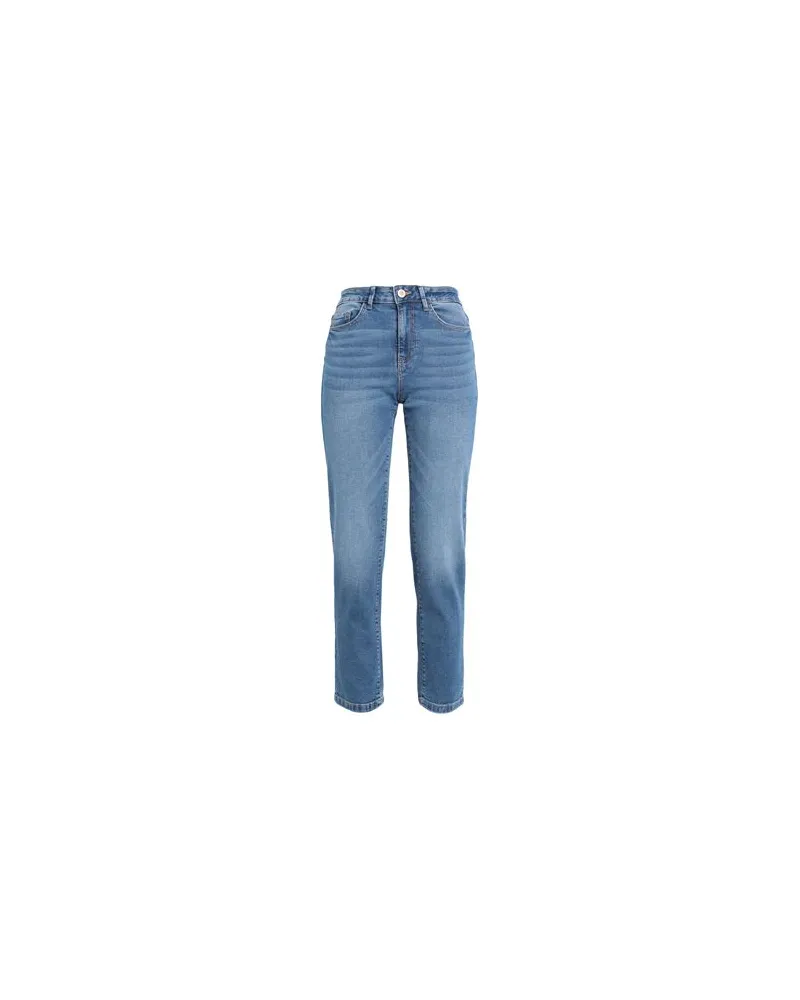 Vila HOSEN & RÖCKE - Jeanshosenauf YOOX.COM Blau