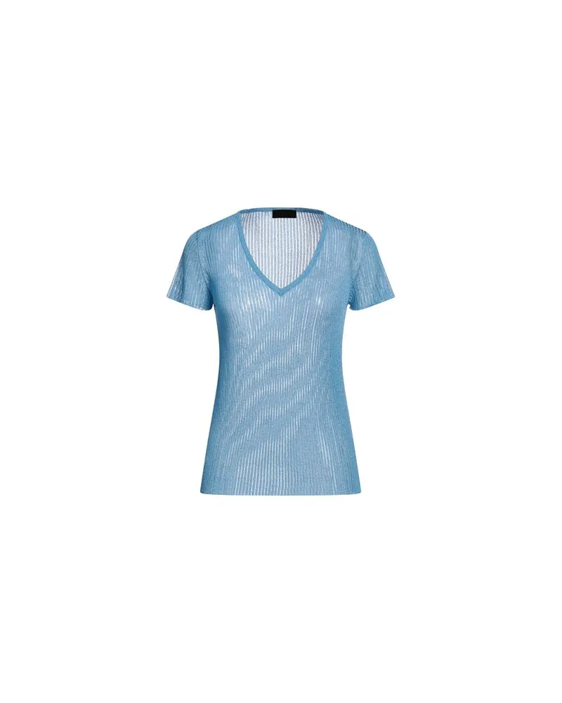 Roberto Collina STRICKWAREN - Pulloverauf YOOX.COM Azurblau