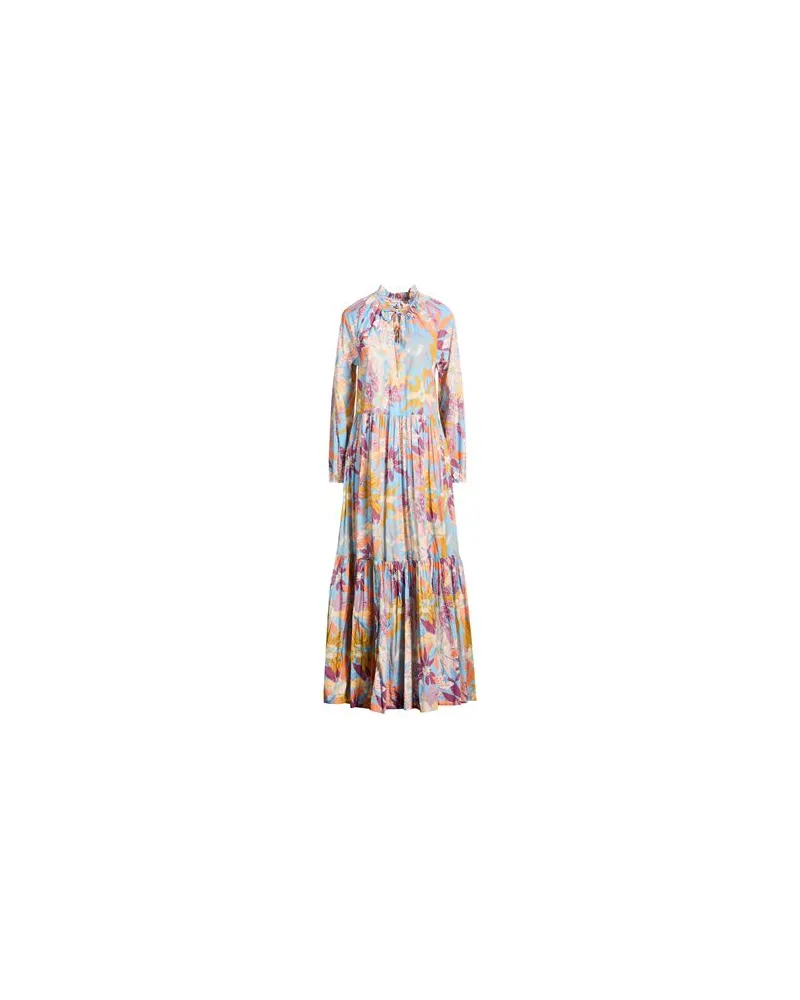 Connor & Blake KLEIDER - Maxi-Kleiderauf YOOX.COM Himmelblau
