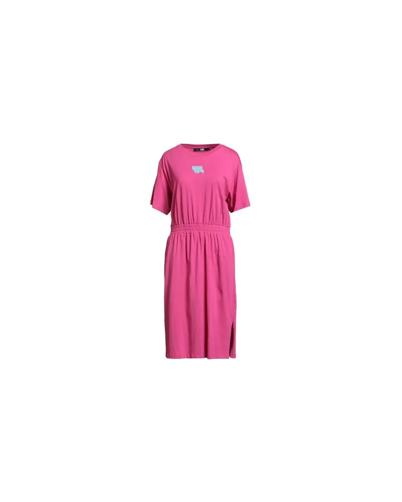 Karl Lagerfeld KLEIDER - Midi-Kleiderauf YOOX.COM Fuchsia