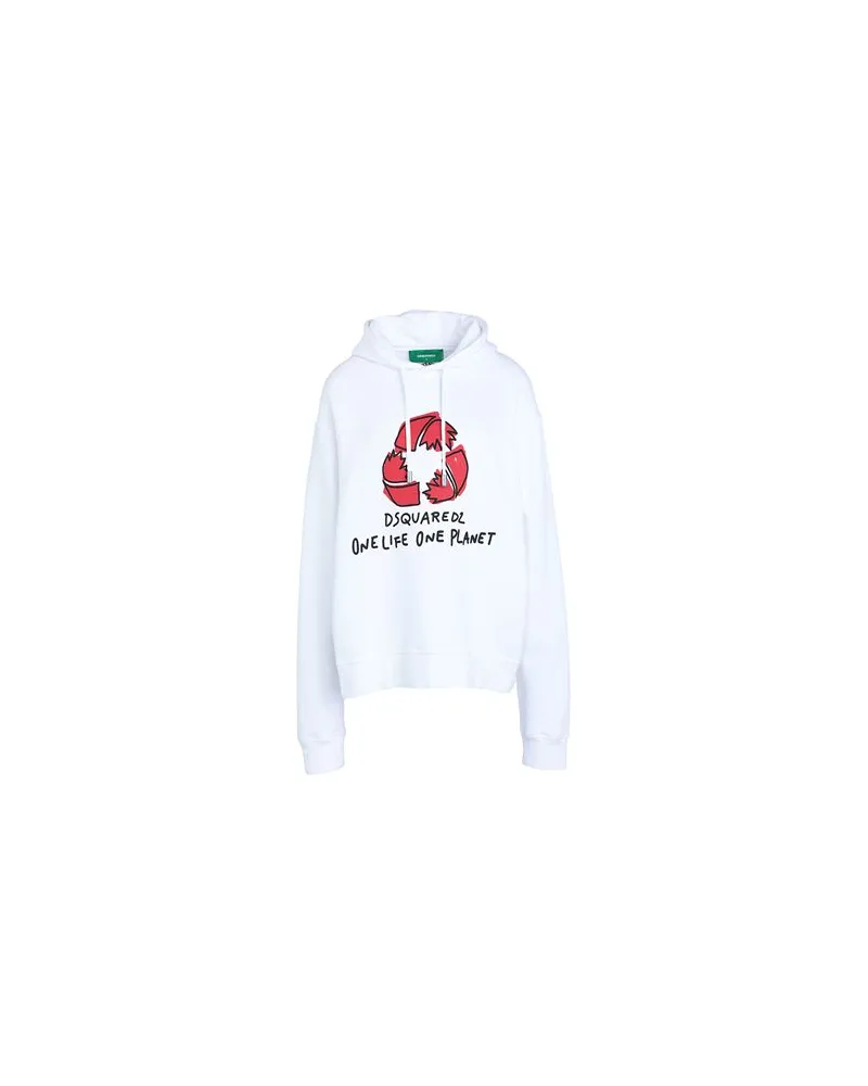 Dsquared2 TOPS - Sweatshirtsauf YOOX.COM Weiß