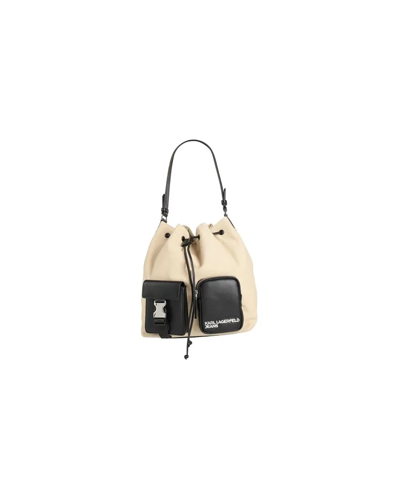 Karl Lagerfeld TASCHEN - Schultertaschenauf YOOX.COM Beige