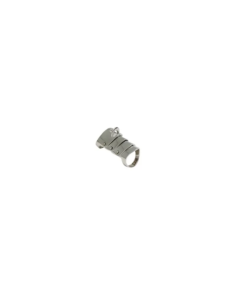 Vivienne Westwood ARMOUR RING - SCHMUCK und UHREN - Ringeauf YOOX.COM Silber