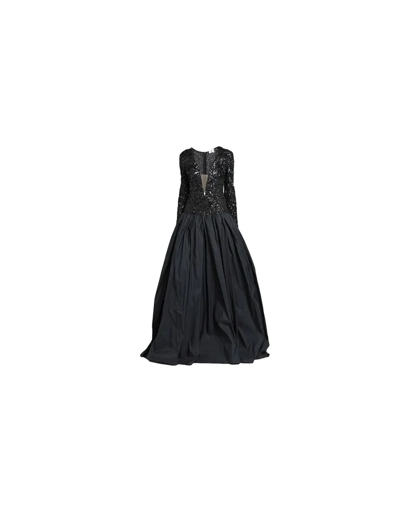Elisabetta Franchi KLEIDER - Maxi-Kleiderauf YOOX.COM Schwarz
