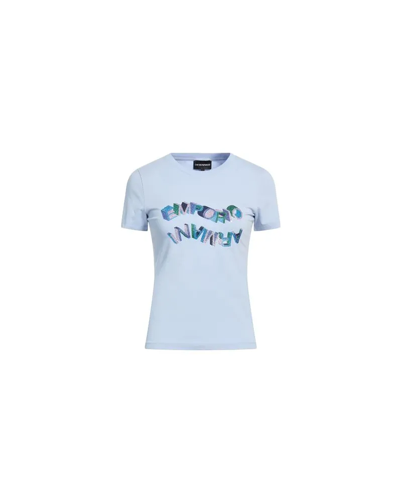 Emporio Armani TOPS - T-shirtsauf YOOX.COM Himmelblau