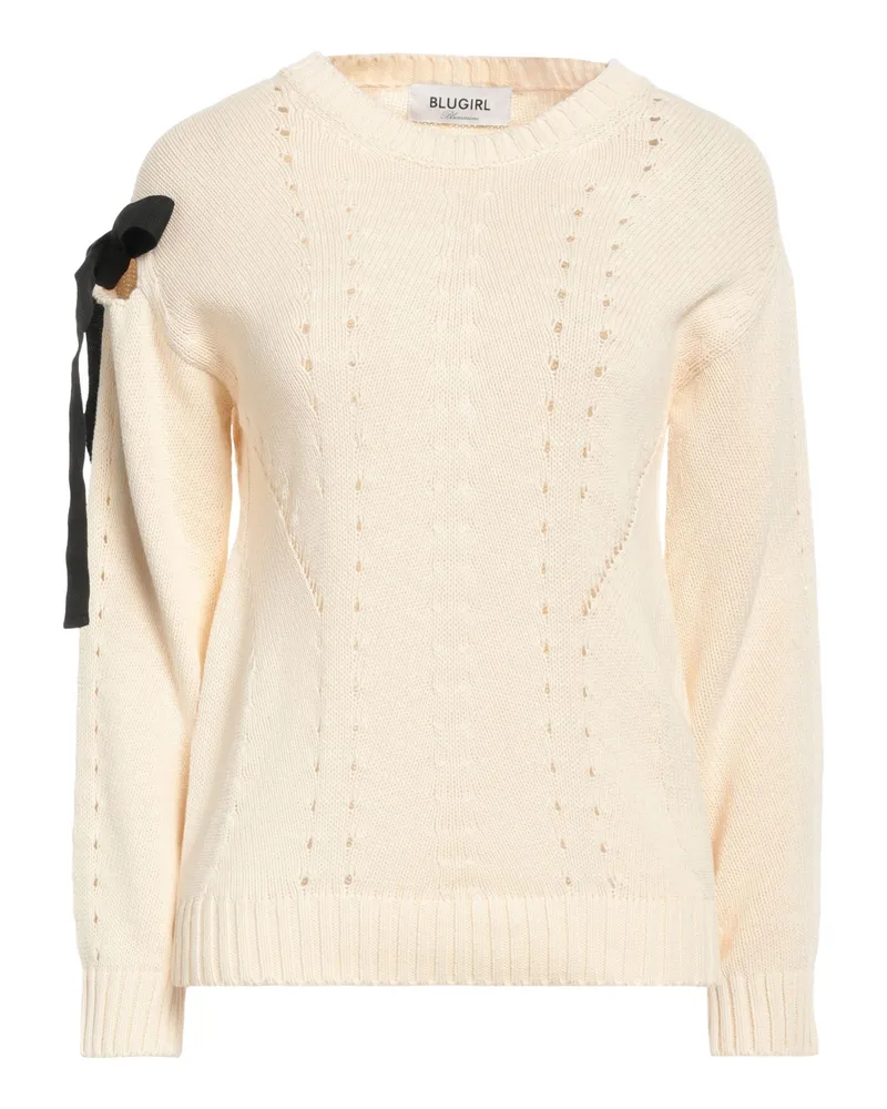 Blumarine Pullover Cremeweiß