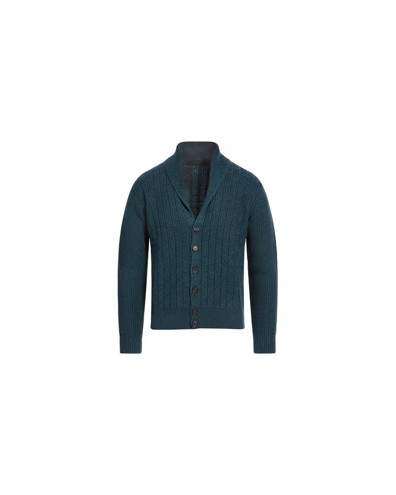 VNECK STRICKWAREN - Strickjackenauf YOOX.COM Aquamarin