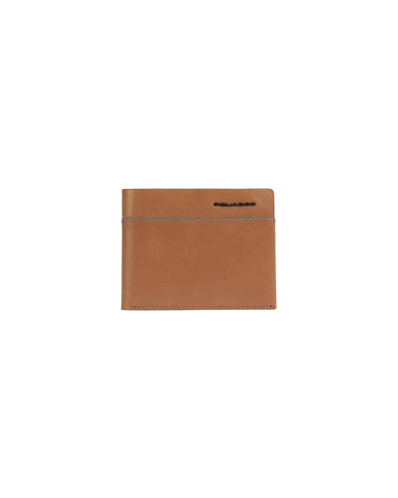 Piquadro Kleinlederwaren - Brieftaschenauf YOOX.COM Kamel