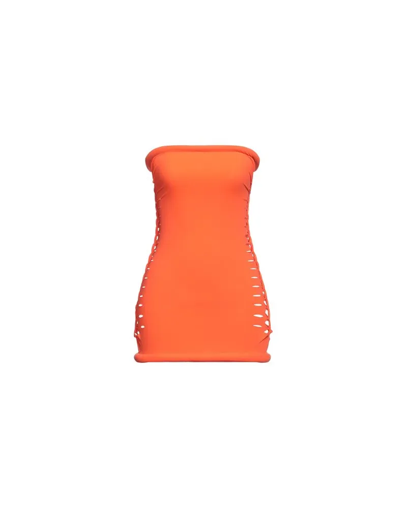 Leslie Amon KLEIDER - Mini-Kleiderauf YOOX.COM Orange