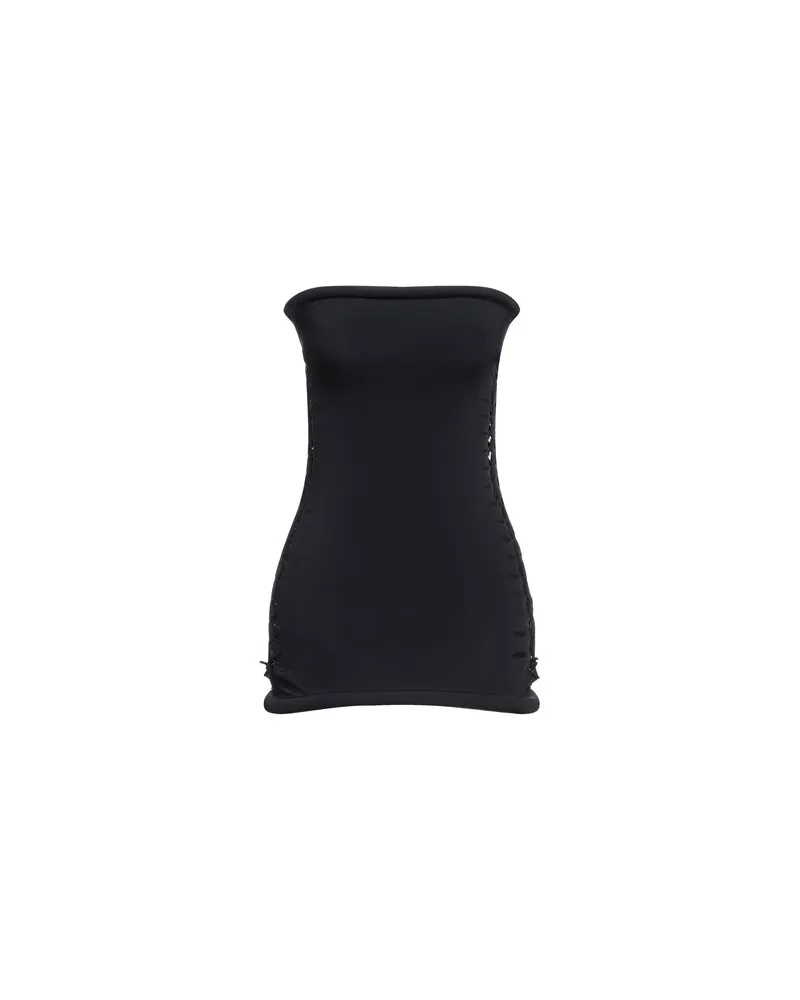 Leslie Amon KLEIDER - Mini-Kleiderauf YOOX.COM Schwarz