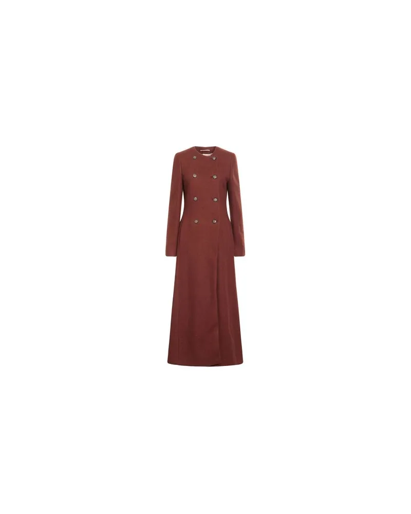 Rochas JACKEN & MÄNTEL - Mäntelauf YOOX.COM Braun