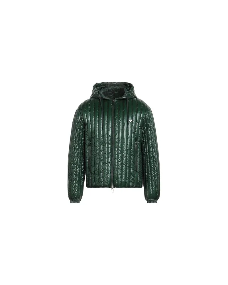 Emporio Armani JACKEN & MÄNTEL - Pufferjacken & Daunenjackenauf YOOX.COM Dunkelgrün