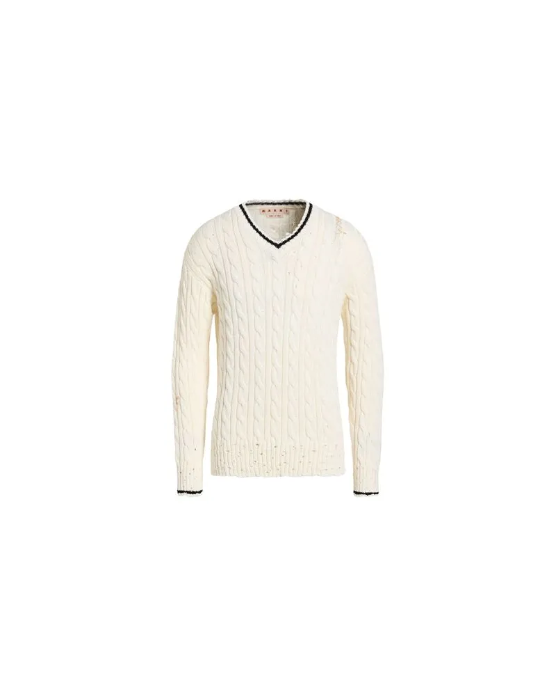 Marni STRICKWAREN - Pulloverauf YOOX.COM Cremeweiß
