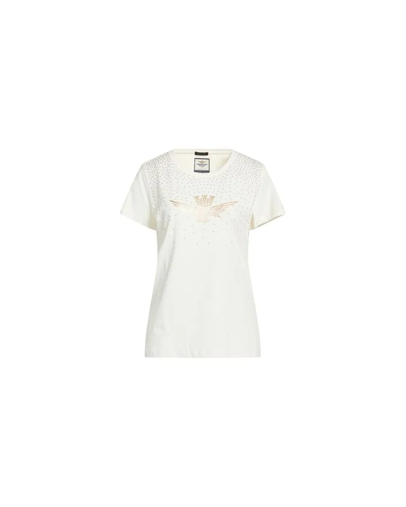 Aeronautica Militare TOPS - T-shirtsauf YOOX.COM Elfenbein