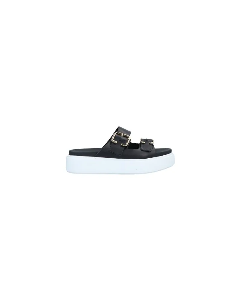 FRAU SCHUHE - Sandalenauf YOOX.COM Schwarz