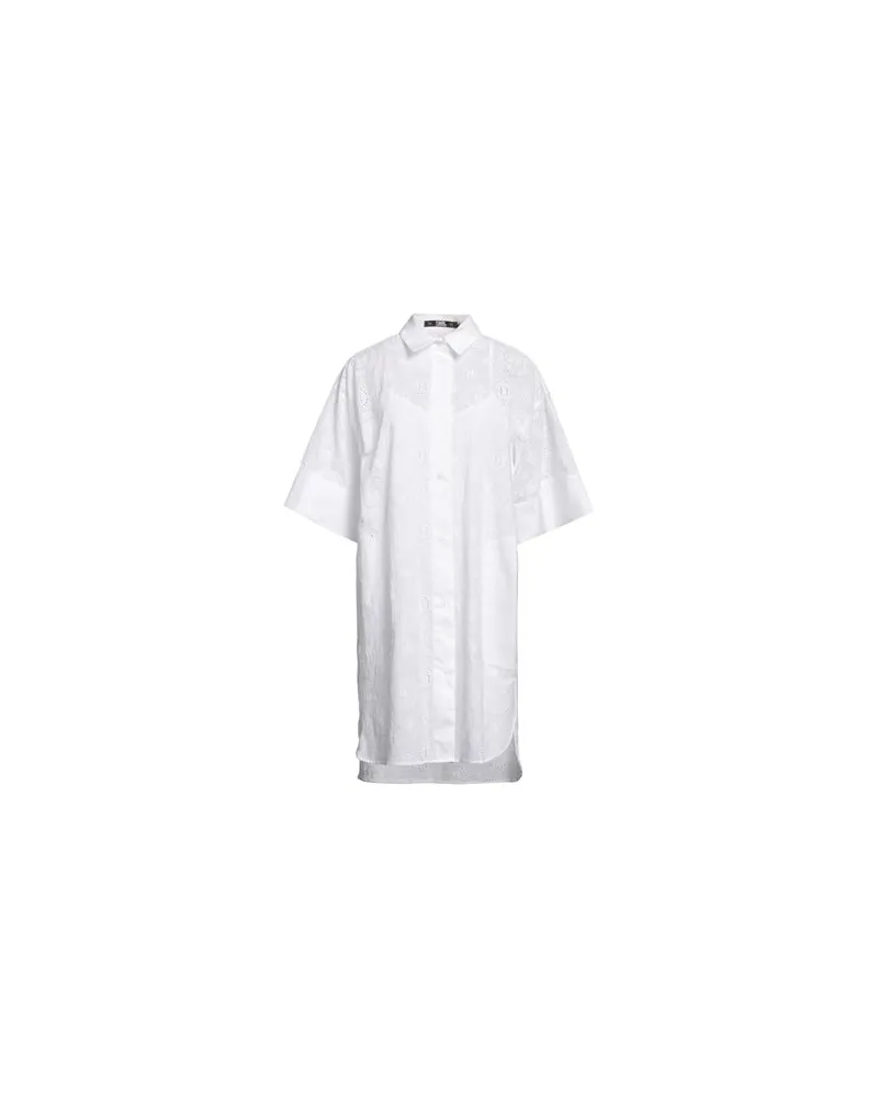 Karl Lagerfeld KLEIDER - Midi-Kleiderauf YOOX.COM Weiß