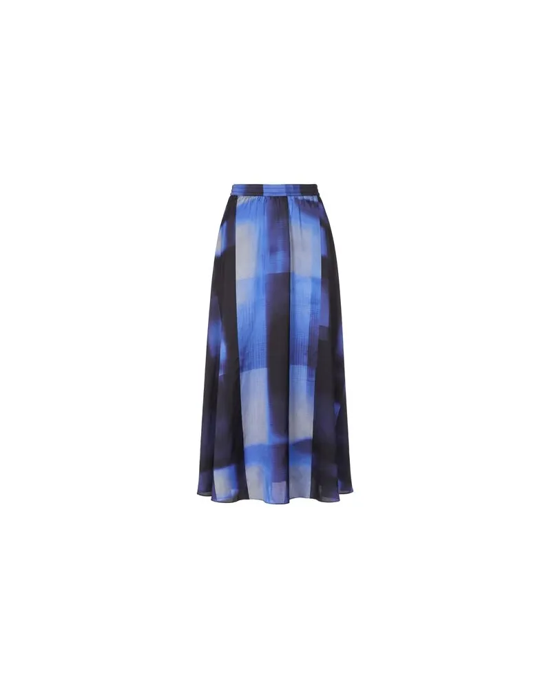 Emporio Armani HOSEN & RÖCKE - Midi-Röckeauf YOOX.COM Blau