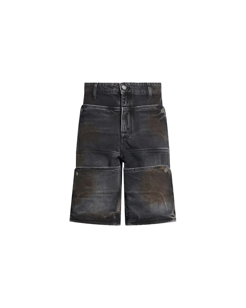 Guess HOSEN & RÖCKE - Jeansshortsauf YOOX.COM Schwarz