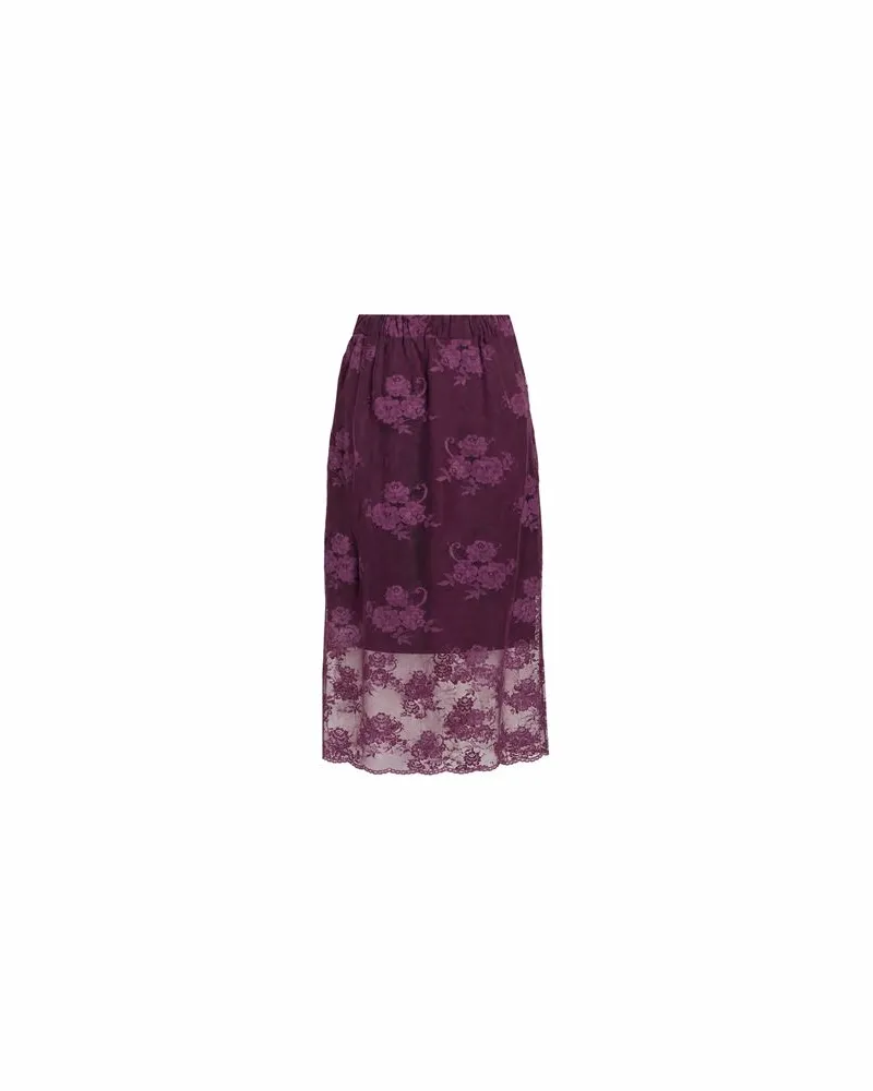 Dixie HOSEN & RÖCKE - Midi-Röckeauf YOOX.COM Pflaume