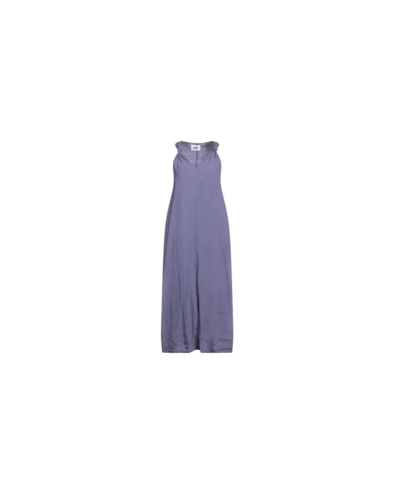 Alpha Studio KLEIDER - Maxi-Kleiderauf YOOX.COM Taubenblau