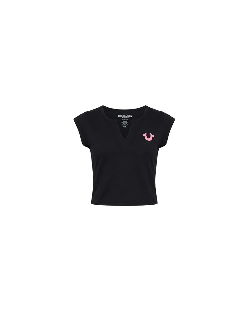 True Religion TOPS - T-shirtsauf YOOX.COM Schwarz