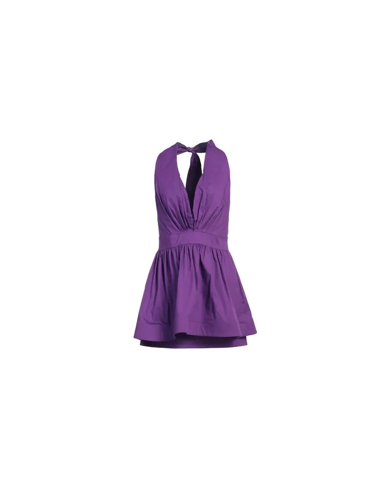 ACTUALEE KLEIDER - Mini-Kleiderauf YOOX.COM Pflaume