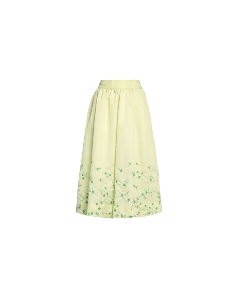 Ganni HOSEN & RÖCKE - Midi-Röckeauf YOOX.COM Säuregrün