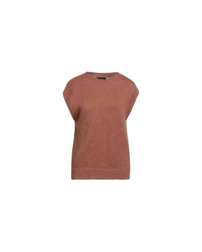 Alpha Studio STRICKWAREN - Pulloverauf YOOX.COM Lederfarben