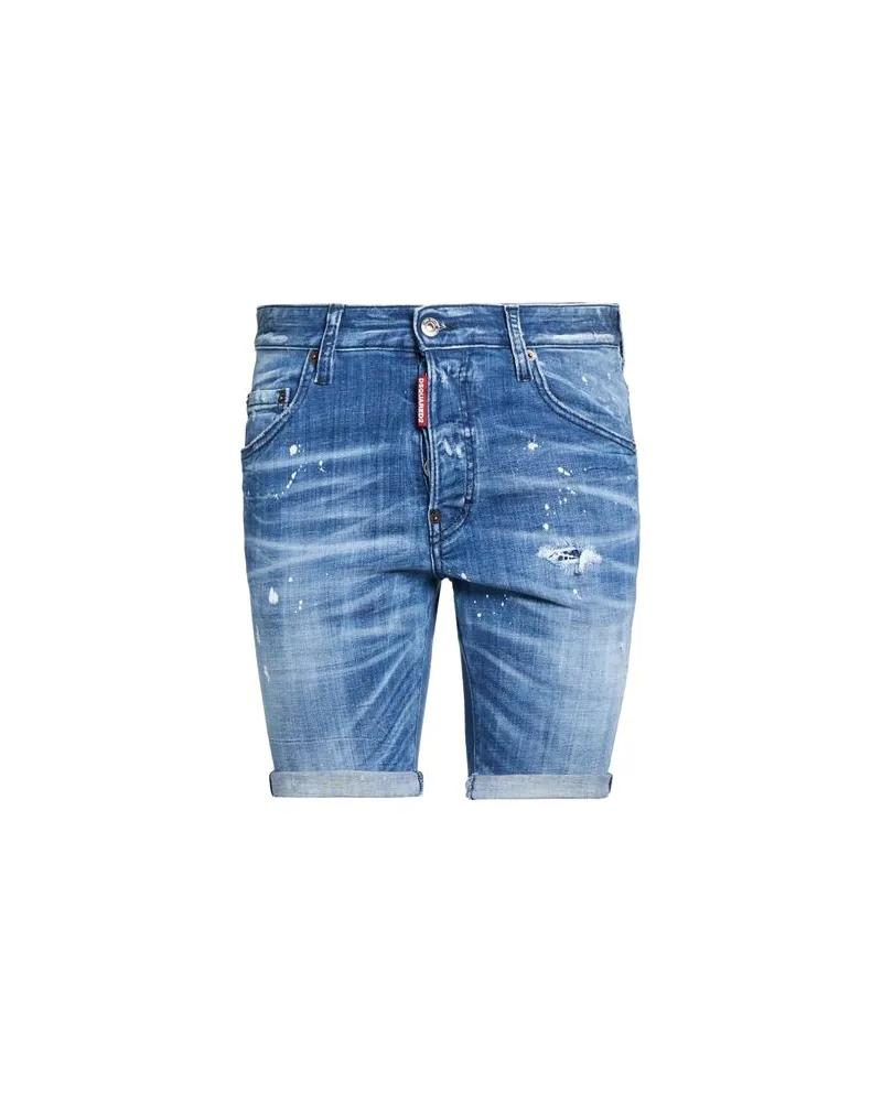 Dsquared2 HOSEN & RÖCKE - Jeansshortsauf YOOX.COM Blau