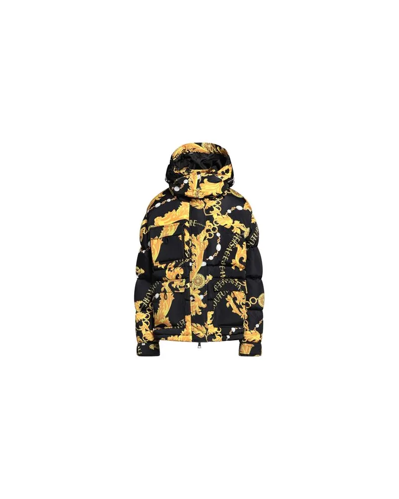 Versace Jeans JACKEN & MÄNTEL - Pufferjacken & Daunenjackenauf YOOX.COM Schwarz