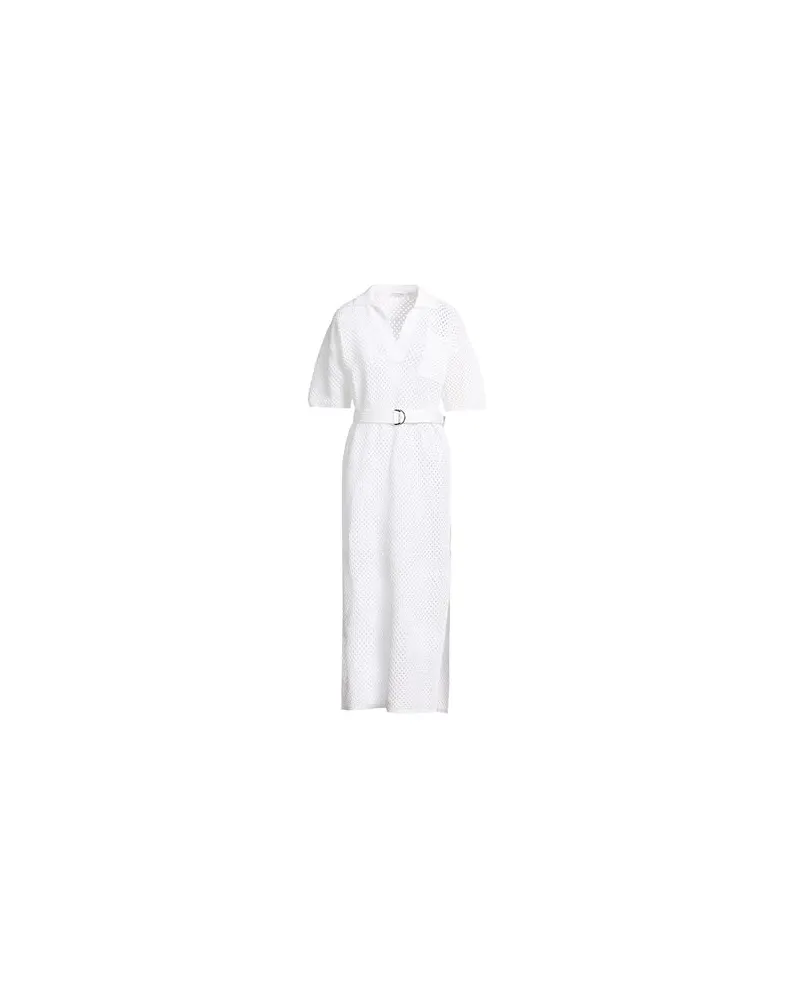 Brunello Cucinelli KLEIDER - Maxi-Kleiderauf YOOX.COM Weiß