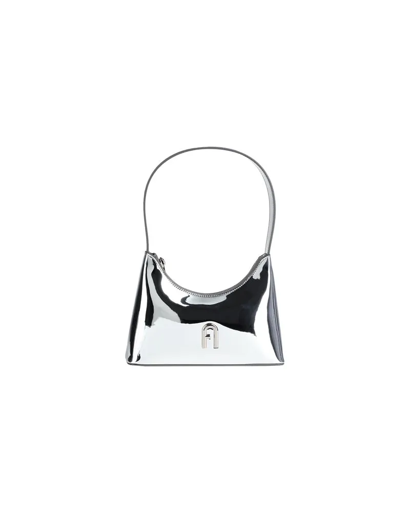 Furla DIAMANTE MINI SHOULDER B  - TASCHEN - Handtaschenauf YOOX.COM Silber