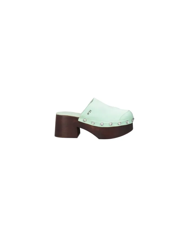 N° 21 SCHUHE - Mules & Clogsauf YOOX.COM Säuregrün