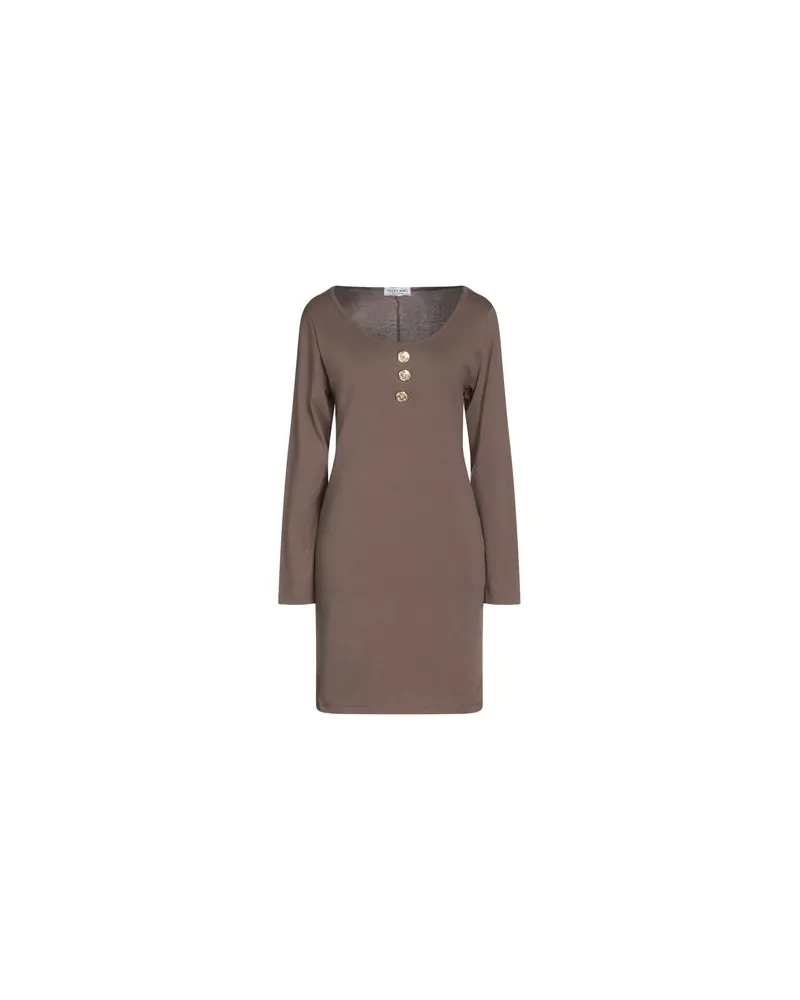 Odi et Amo KLEIDER - Midi-Kleiderauf YOOX.COM Khaki