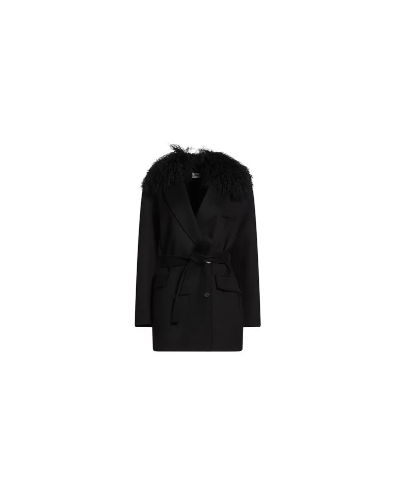 P.A.R.O.S.H. P.A.R.O H. - JACKEN & MÄNTEL - Mäntelauf YOOX.COM Schwarz