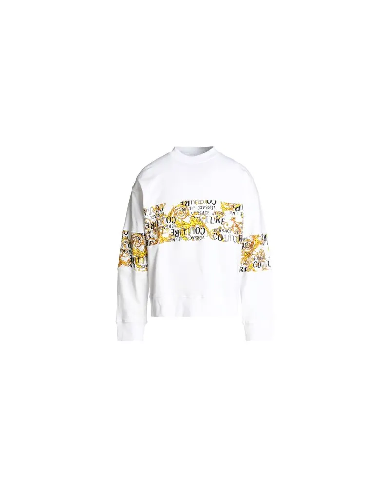 Versace Jeans TOPS - Sweatshirtsauf YOOX.COM Weiß