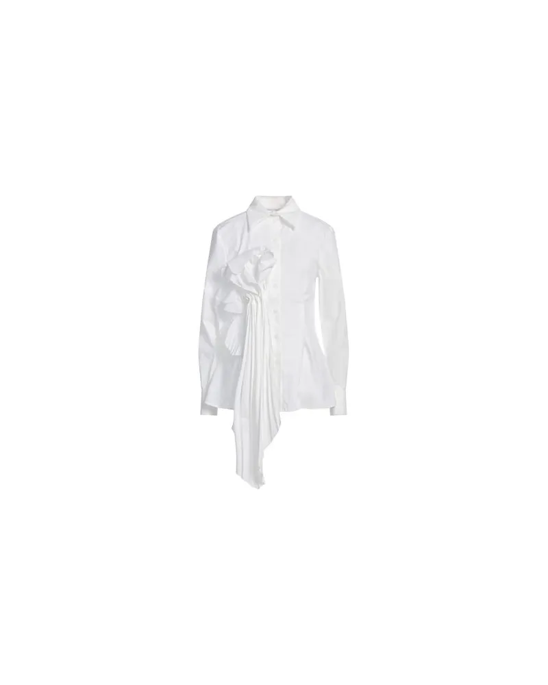 Alberta Ferretti TOPS - Hemdenauf YOOX.COM Weiß