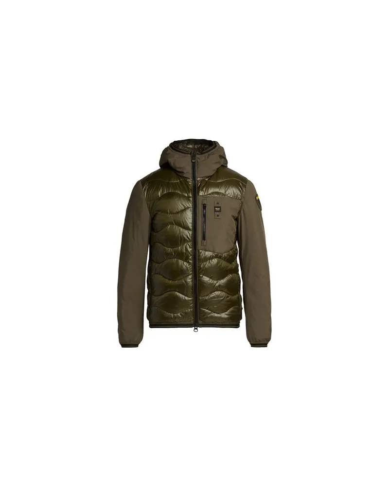 Blauer JACKEN & MÄNTEL - Pufferjacken & Daunenjackenauf YOOX.COM Militärgrün