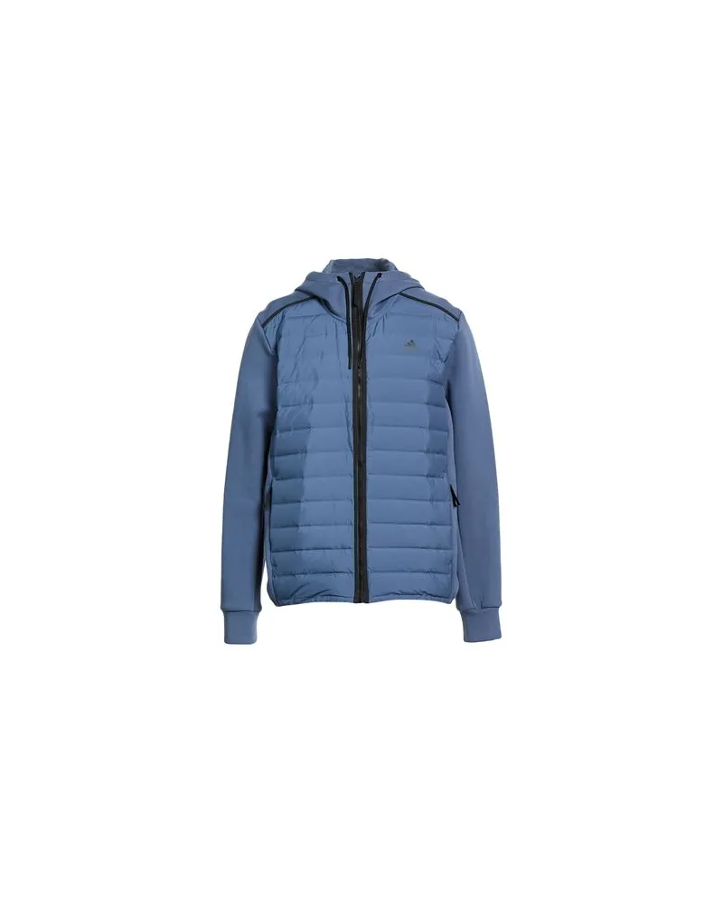 adidas JACKEN & MÄNTEL - Pufferjacken & Daunenjackenauf YOOX.COM Taubenblau